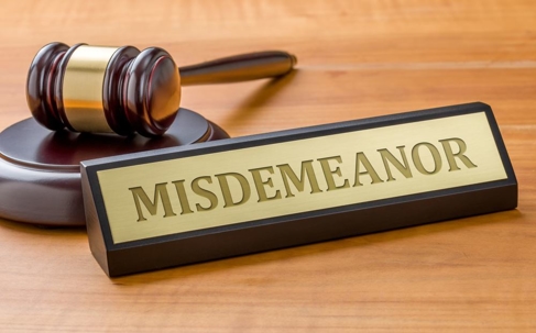 Misdemeanor plaque